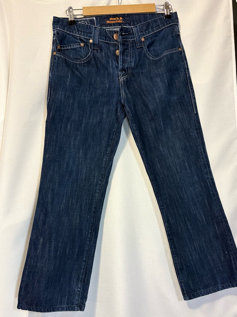 Rock & Republic Women's Dark Indigo Boyfriend Jeans
